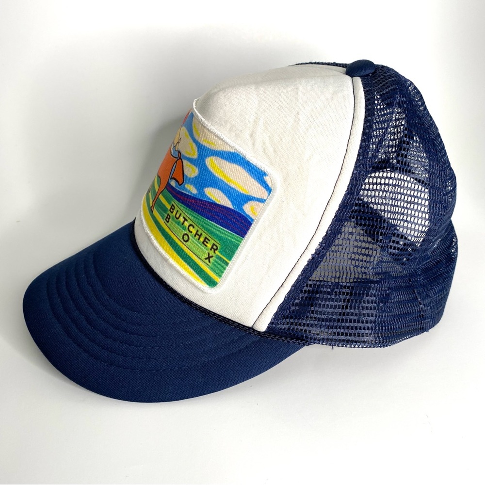 Abby Paffrath Butcher Box Trucker Hat Mesh Snapback Abstract Farm Animal Patch